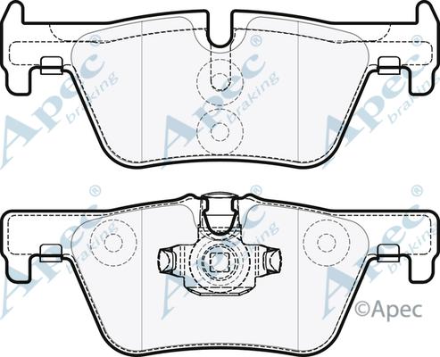 APEC PAD1850 - Set placute frana,frana disc aaoparts.ro