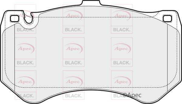 APEC PAD1820B - Set placute frana,frana disc aaoparts.ro