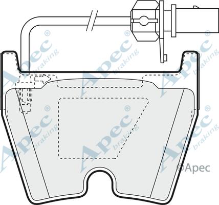 APEC PAD1378 - Set placute frana,frana disc aaoparts.ro