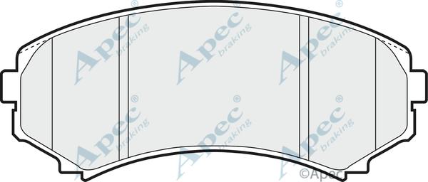 APEC PAD1268 - Set placute frana,frana disc aaoparts.ro