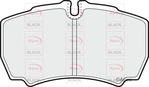 APEC PAD1277B - Set placute frana,frana disc aaoparts.ro