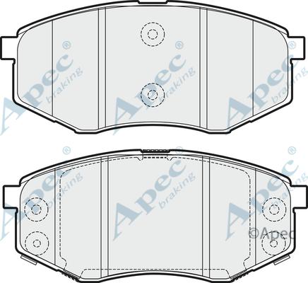 APEC PAD1767 - Set placute frana,frana disc aaoparts.ro