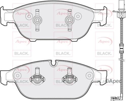 APEC PAD1784B - Set placute frana,frana disc aaoparts.ro