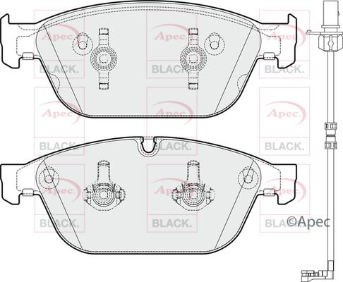 APEC PAD1785B - Set placute frana,frana disc aaoparts.ro