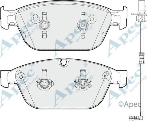 APEC PAD1785 - Set placute frana,frana disc aaoparts.ro