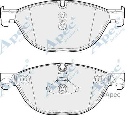 APEC PAD1739 - Set placute frana,frana disc aaoparts.ro
