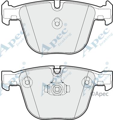 APEC PAD1732 - Set placute frana,frana disc aaoparts.ro