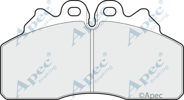 APEC PAD1728 - Set placute frana,frana disc aaoparts.ro