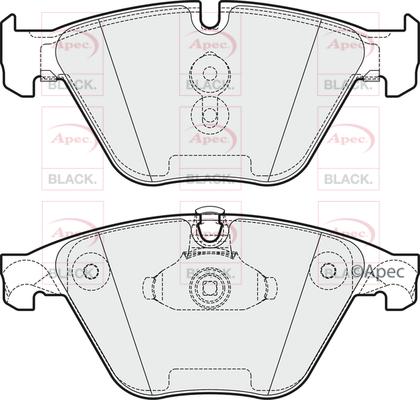 APEC PAD1774B - Set placute frana,frana disc aaoparts.ro