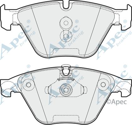 APEC PAD1774 - Set placute frana,frana disc aaoparts.ro