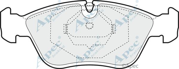 APEC PAD813 - Set placute frana,frana disc aaoparts.ro