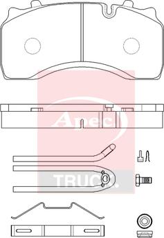 APEC PAD29142K - Set placute frana,frana disc aaoparts.ro