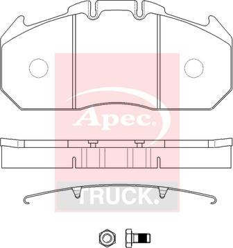 APEC PAD29131K - Set placute frana,frana disc aaoparts.ro
