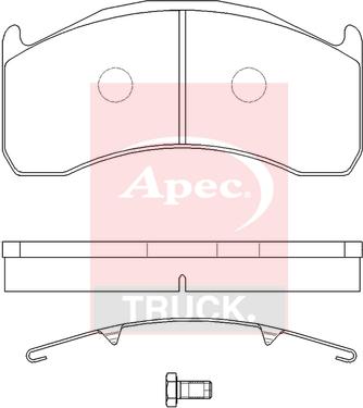 APEC PAD29137K - Set placute frana,frana disc aaoparts.ro