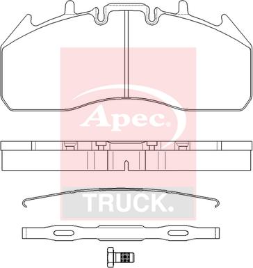 APEC PAD29174K - Set placute frana,frana disc aaoparts.ro