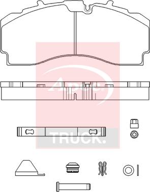 APEC PAD29331K - Set placute frana,frana disc aaoparts.ro
