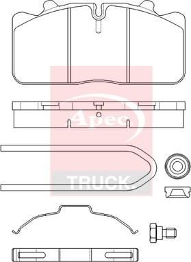APEC PAD29285K - Set placute frana,frana disc aaoparts.ro