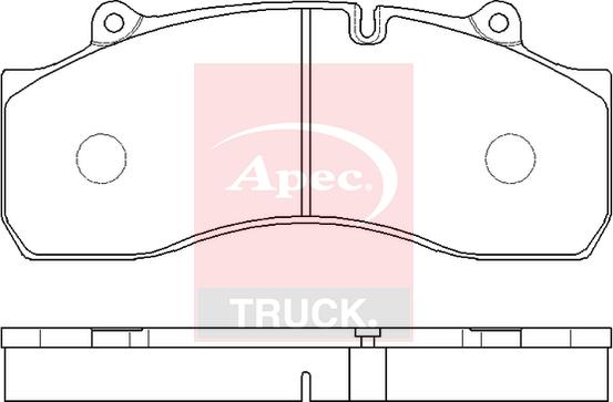APEC PAD29747 - Set placute frana,frana disc aaoparts.ro