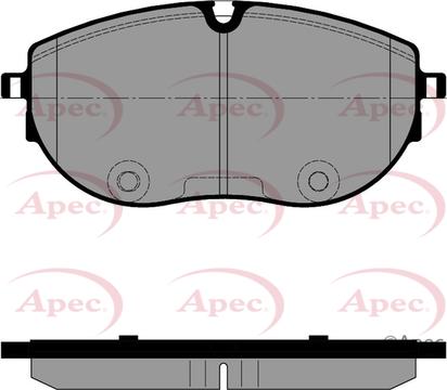 APEC PAD2543 - Set placute frana,frana disc aaoparts.ro