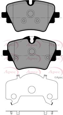 APEC PAD2651 - Set placute frana,frana disc aaoparts.ro