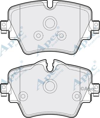 APEC PAD2050 - Set placute frana,frana disc aaoparts.ro
