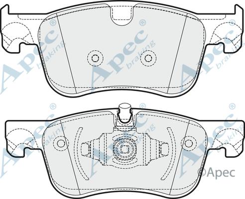 APEC PAD2003 - Set placute frana,frana disc aaoparts.ro