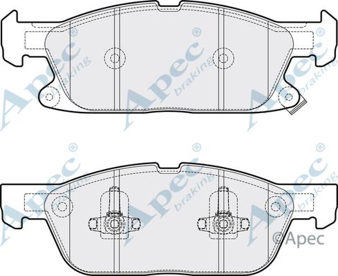 APEC PAD2081 - Set placute frana,frana disc aaoparts.ro