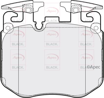 APEC PAD2161B - Set placute frana,frana disc aaoparts.ro