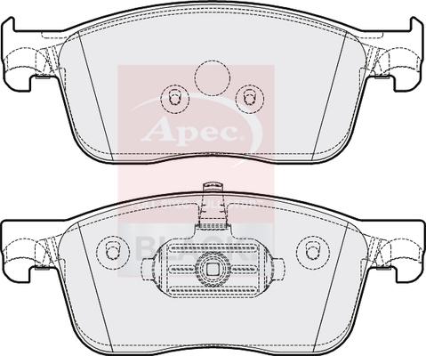 APEC PAD2189B - Set placute frana,frana disc aaoparts.ro