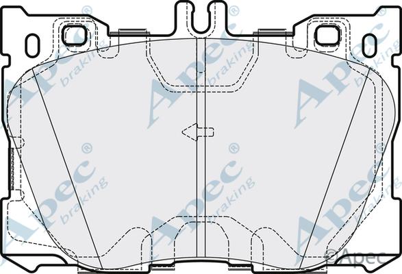 APEC PAD2139 - Set placute frana,frana disc aaoparts.ro