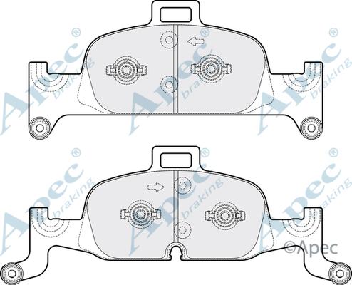 APEC PAD2133 - Set placute frana,frana disc aaoparts.ro