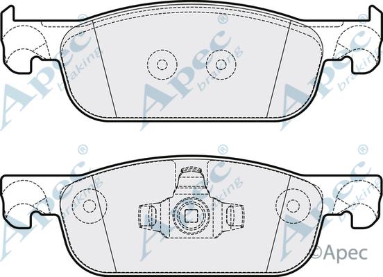 APEC PAD2127 - Set placute frana,frana disc aaoparts.ro