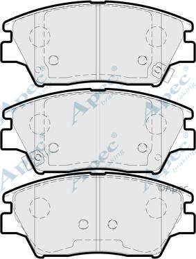 Ssangyong 48130-371B0 - Set placute frana,frana disc aaoparts.ro