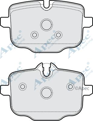 APEC PAD2269 - Set placute frana,frana disc aaoparts.ro