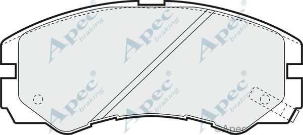 APEC PAD797 - Set placute frana,frana disc aaoparts.ro