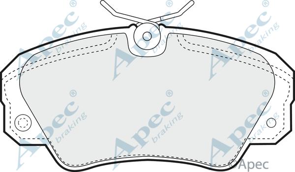 APEC PAD757 - Set placute frana,frana disc aaoparts.ro