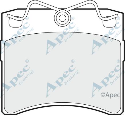 APEC PAD766 - Set placute frana,frana disc aaoparts.ro