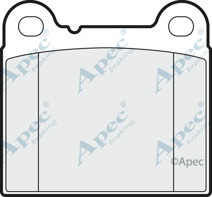 APEC PAD716 - Set placute frana,frana disc aaoparts.ro
