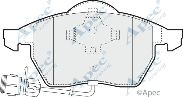 APEC PAD789 - Set placute frana,frana disc aaoparts.ro
