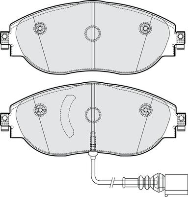 APEC PD4258 - Set placute frana,frana disc aaoparts.ro