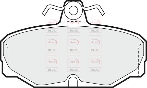 APEC PD4288 - Set placute frana,frana disc aaoparts.ro