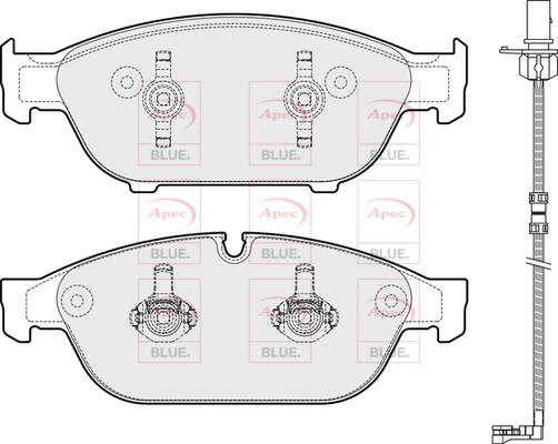 APEC PD4275 - Set placute frana,frana disc aaoparts.ro