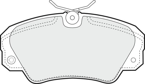 APEC PD3444 - Set placute frana,frana disc aaoparts.ro