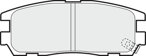 APEC PD3459 - Set placute frana,frana disc aaoparts.ro