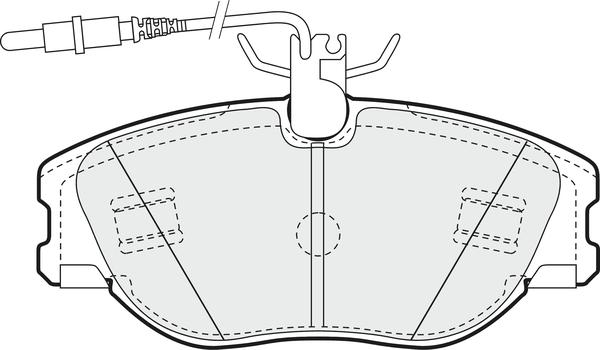 APEC PD3427 - Set placute frana,frana disc aaoparts.ro
