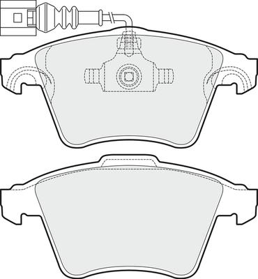 APEC PD3598 - Set placute frana,frana disc aaoparts.ro