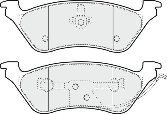 GMC 2403601 - Set placute frana,frana disc aaoparts.ro