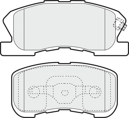 APEC PD3511 - Set placute frana,frana disc aaoparts.ro