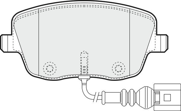 APEC PD3538 - Set placute frana,frana disc aaoparts.ro