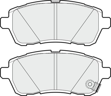 APEC PD3663 - Set placute frana,frana disc aaoparts.ro